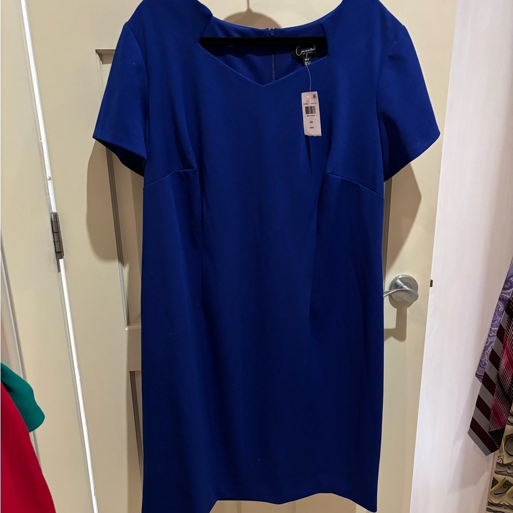 Connected Apparel Royal Blue Dress